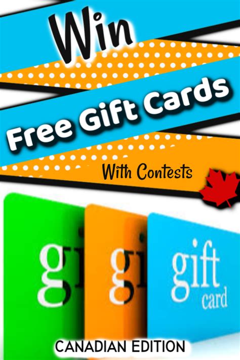 Contests Canada: Win Free Stuff & Gift Cards In 2024 .
